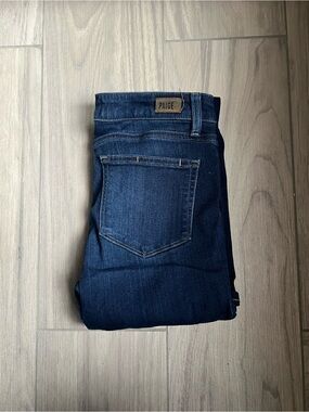 Paige Dark Wash Manhattan Jeans